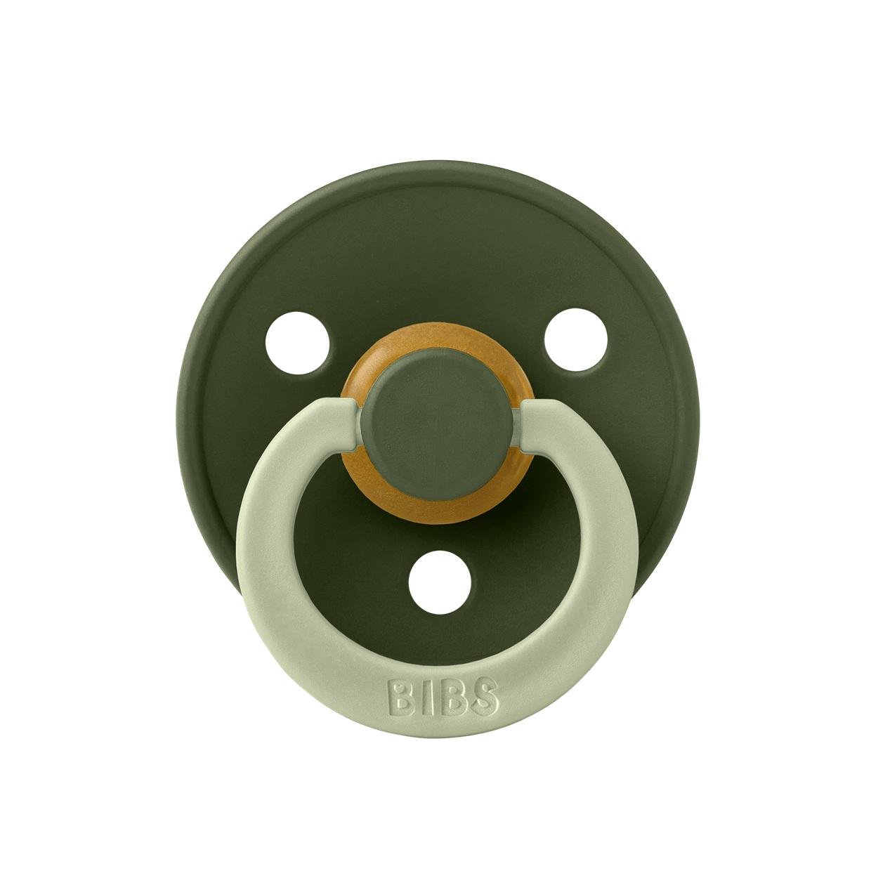 Пустышка BIBS STUDIO COLOUR Fusion 6-18 мес. Hunter Green/Sage