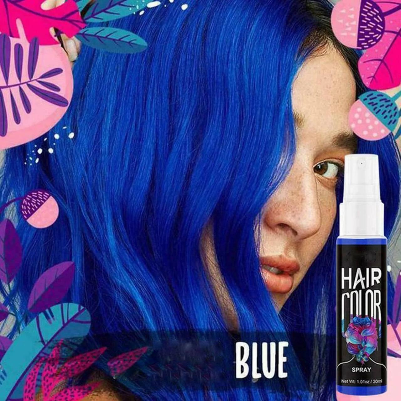 Фарба-спрей тимчасова для волосся Blue (1980121560) - фото 5 Фарба-спрей тимчасова для волосся Blue (1980121560) - фото 5