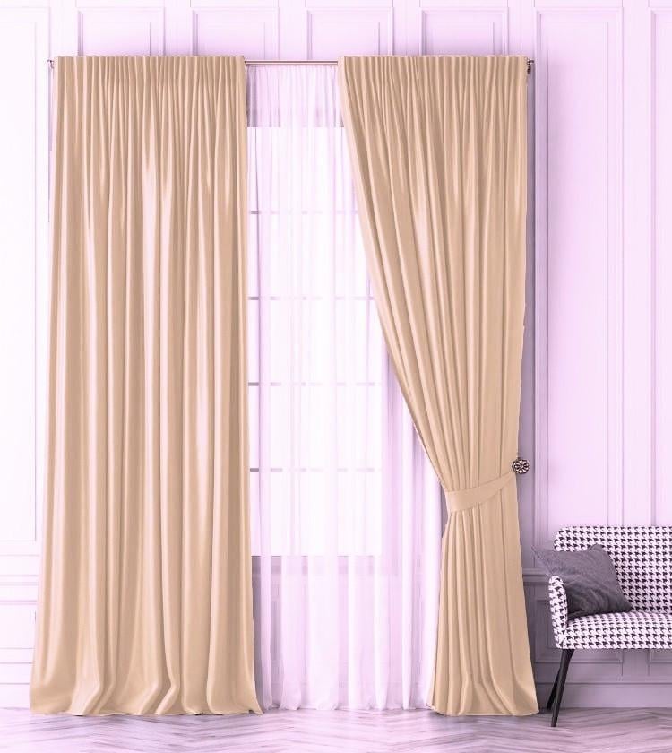 Штора Софт Блекаут 1 шт. 200х250 см Шампань (2412102710)