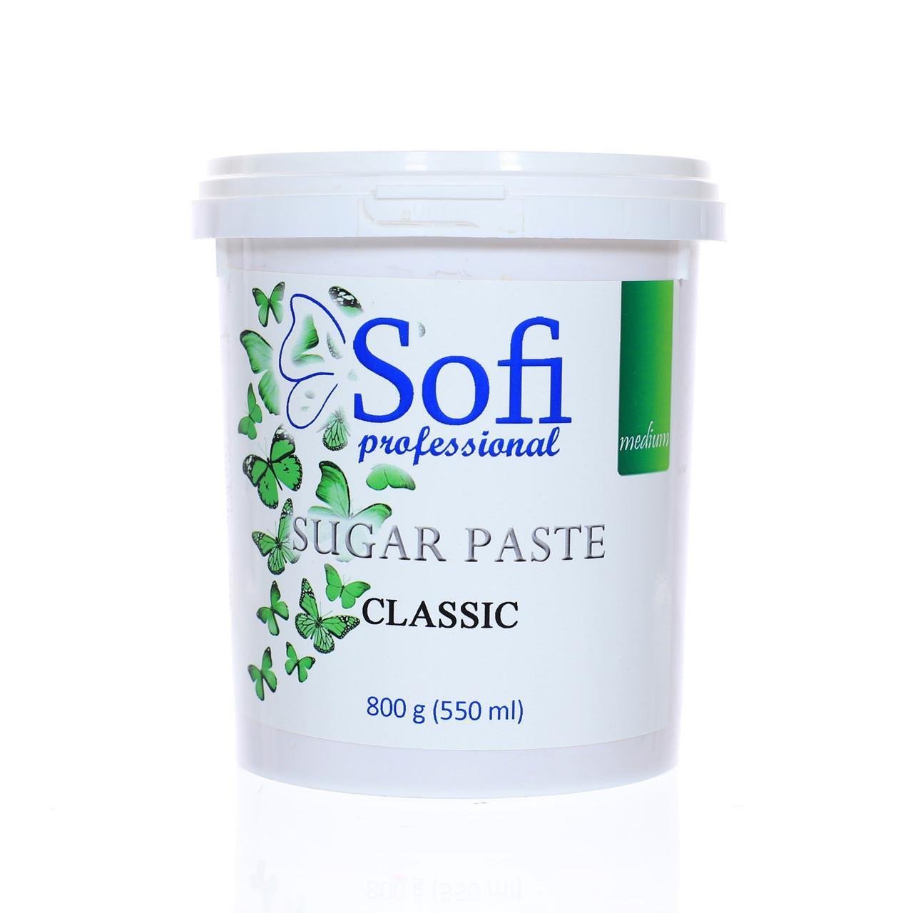 Цукрова паста для шугарингу Sofi May Classic Medium 800 г