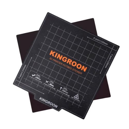 Підкладка на стіл магнітна Kingroon для 3D принтера 230x230 мм Black (536996)