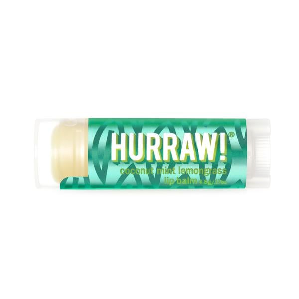 Бальзам для губ Hurraw! Pitta Lip Balm Coconut mint lemongrass 4,8 г - фото 1