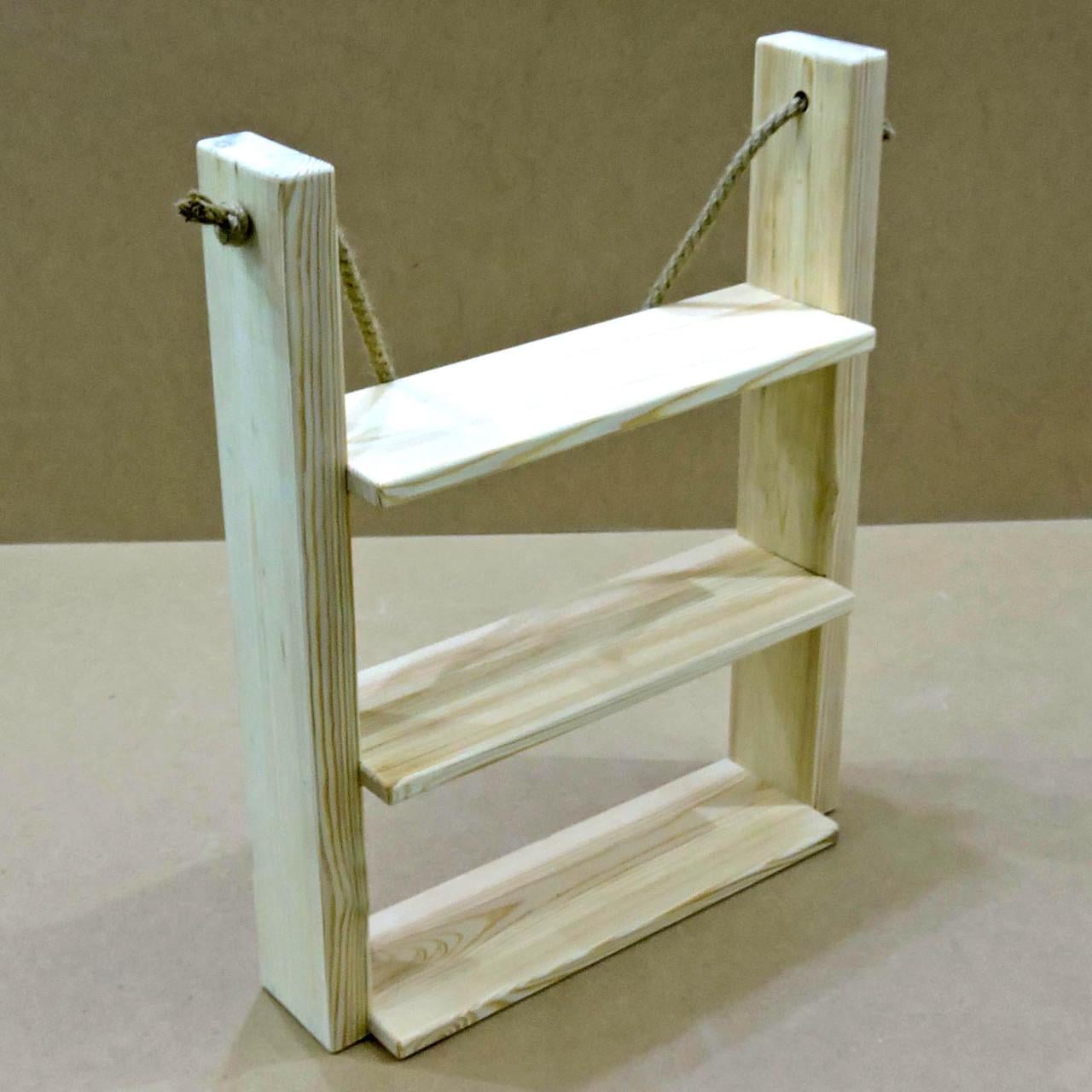 Полка для ванной из дерева Дрезден Бланже (ВНП/000601)