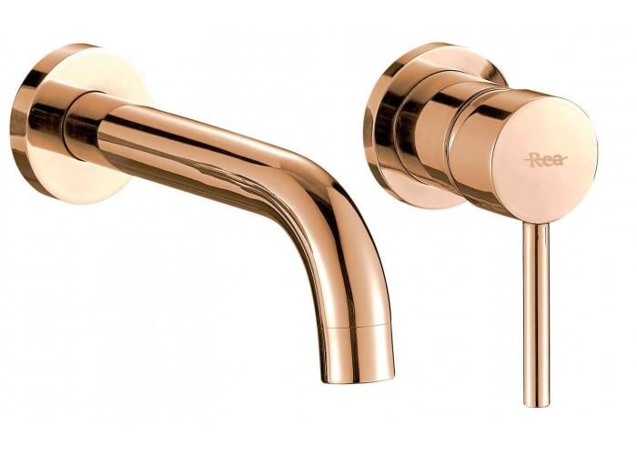 Смеситель скрытого монтажа REA Lungo Lungo BOX Розовое золото (REA-B8548)