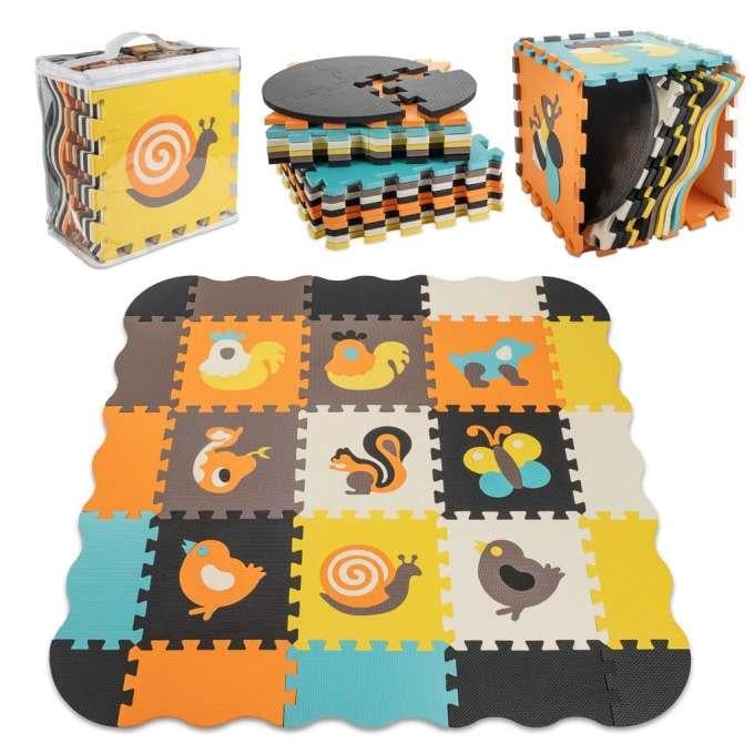 Килимок-пазл розвиваючий Фігури тварин дитячий 25 дет. (id_1096)
