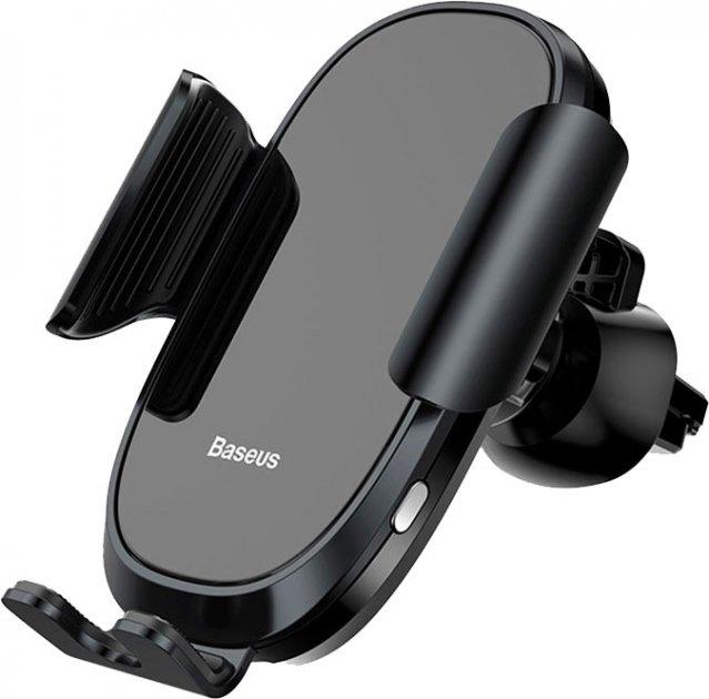 Автодержатель Baseus Smart Car Mount Holder Black (SUGENT-ZN01) - фото 2