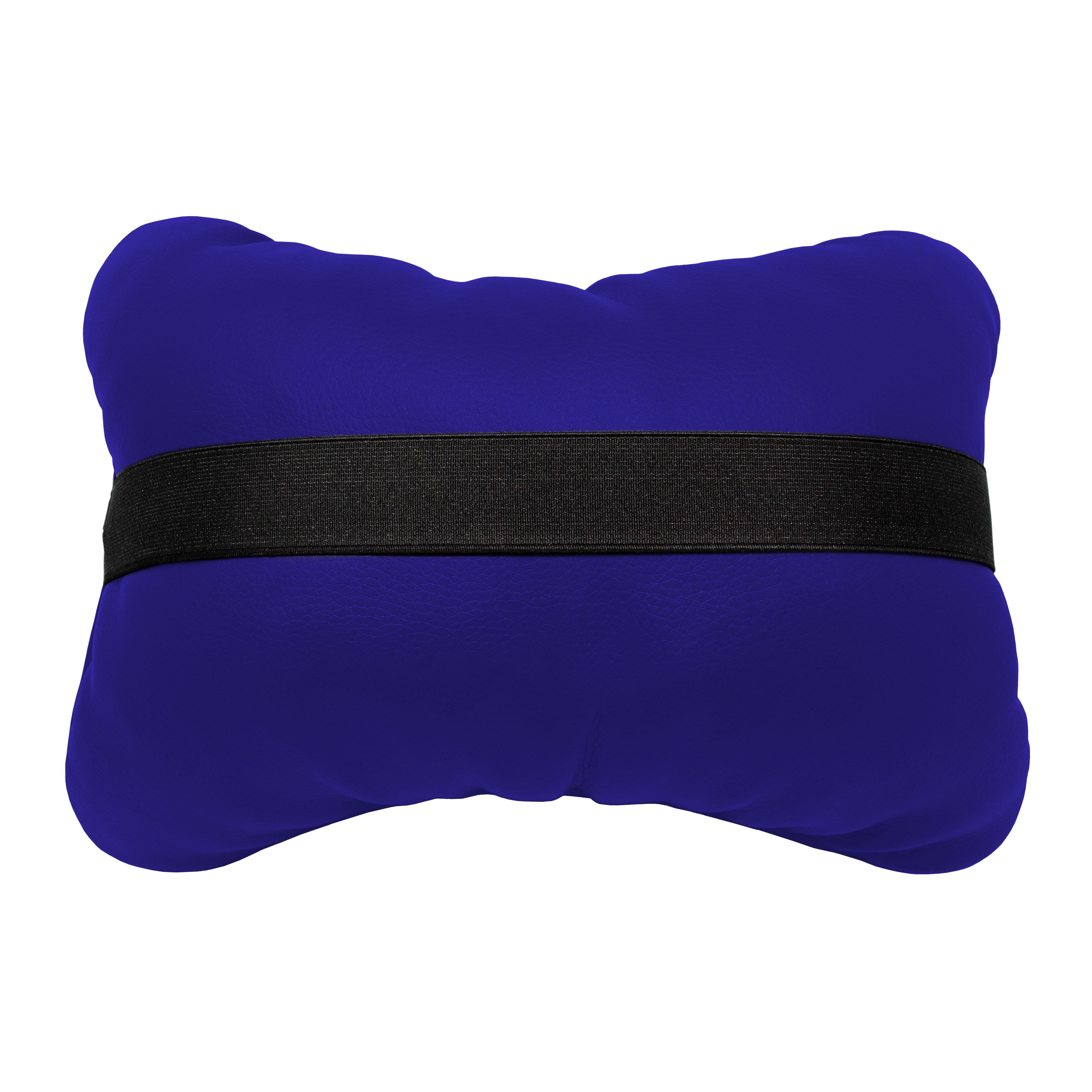 Подушка автомобильная Avtolife Ukraine для шеи из экокожи Желто-синий (2647888237) - фото 2