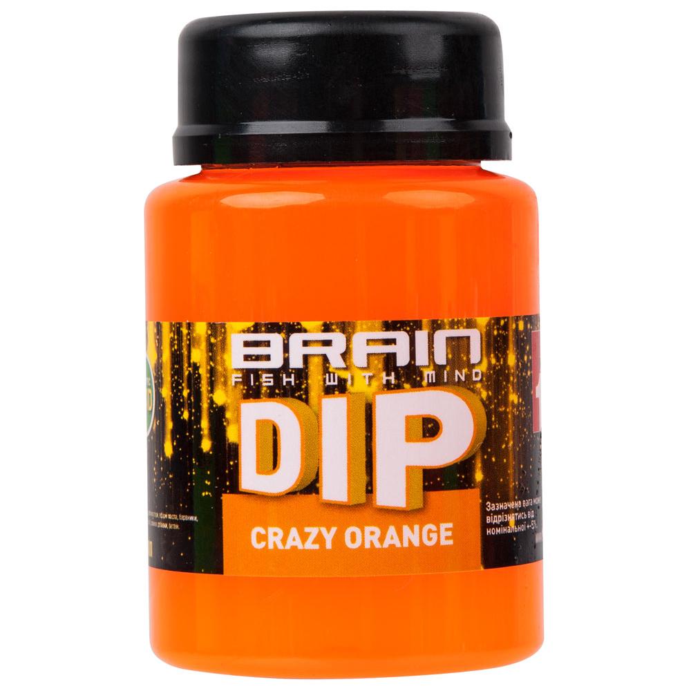 Діп для бойлів Brain F1 Crazy orange 100 мл Помаранчевий (4a0044cd)