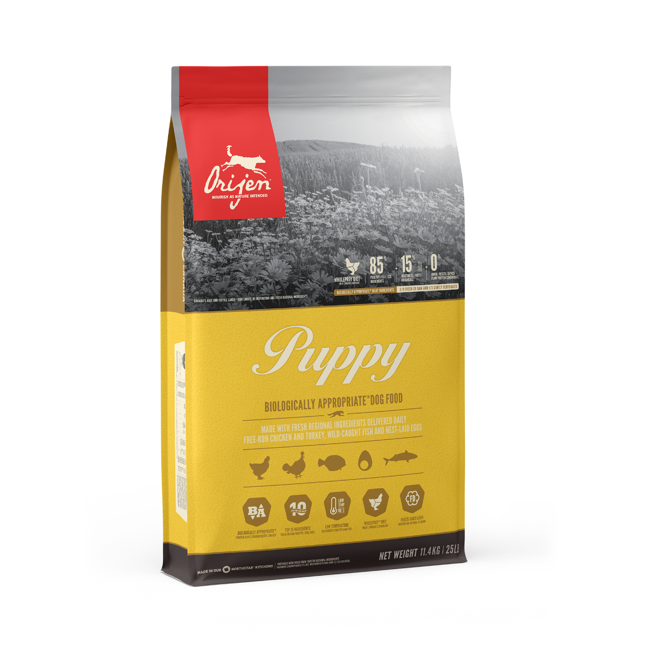 Корм беззерновой Orijen Puppy для щенков всех пород 11,4 кг (26390)