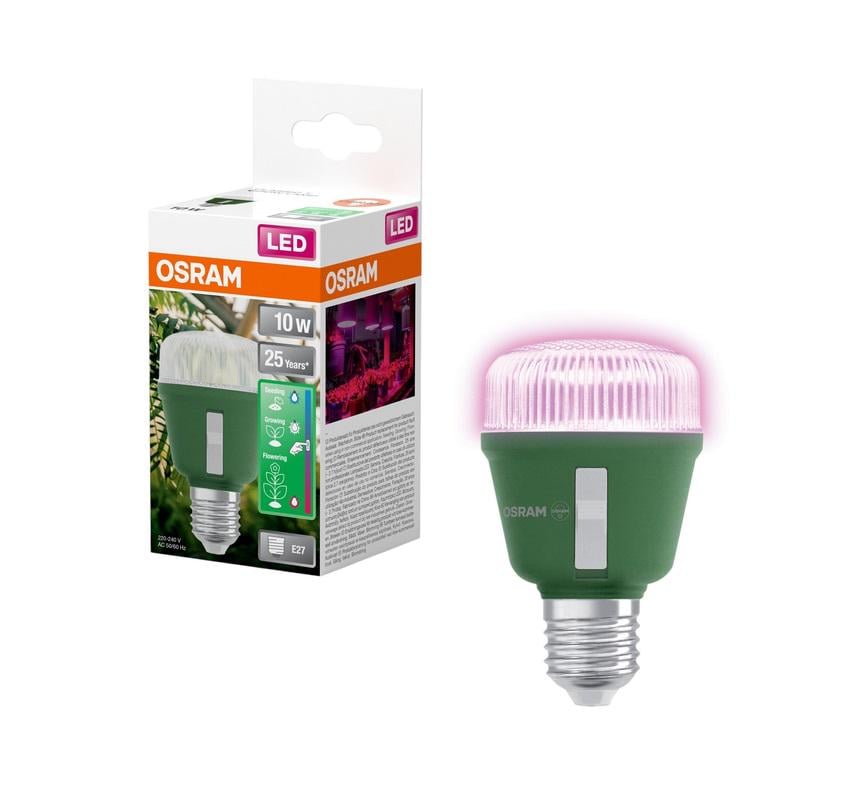Лампа светодиодная для растений OSRAM T60 10W E27 (00230)