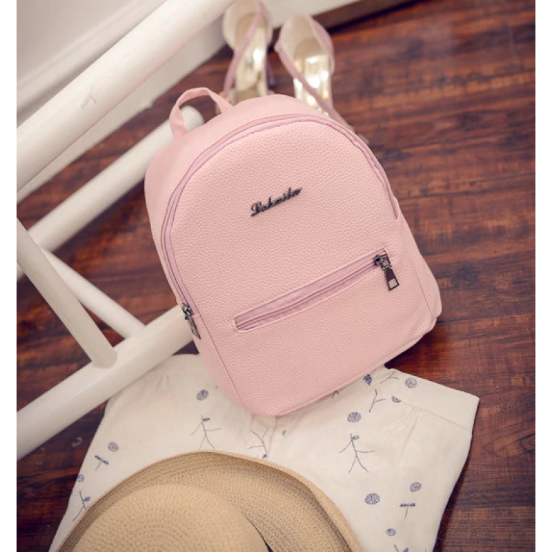 Рюкзак жіночий міні 25х22х10 см Рожевий (204)