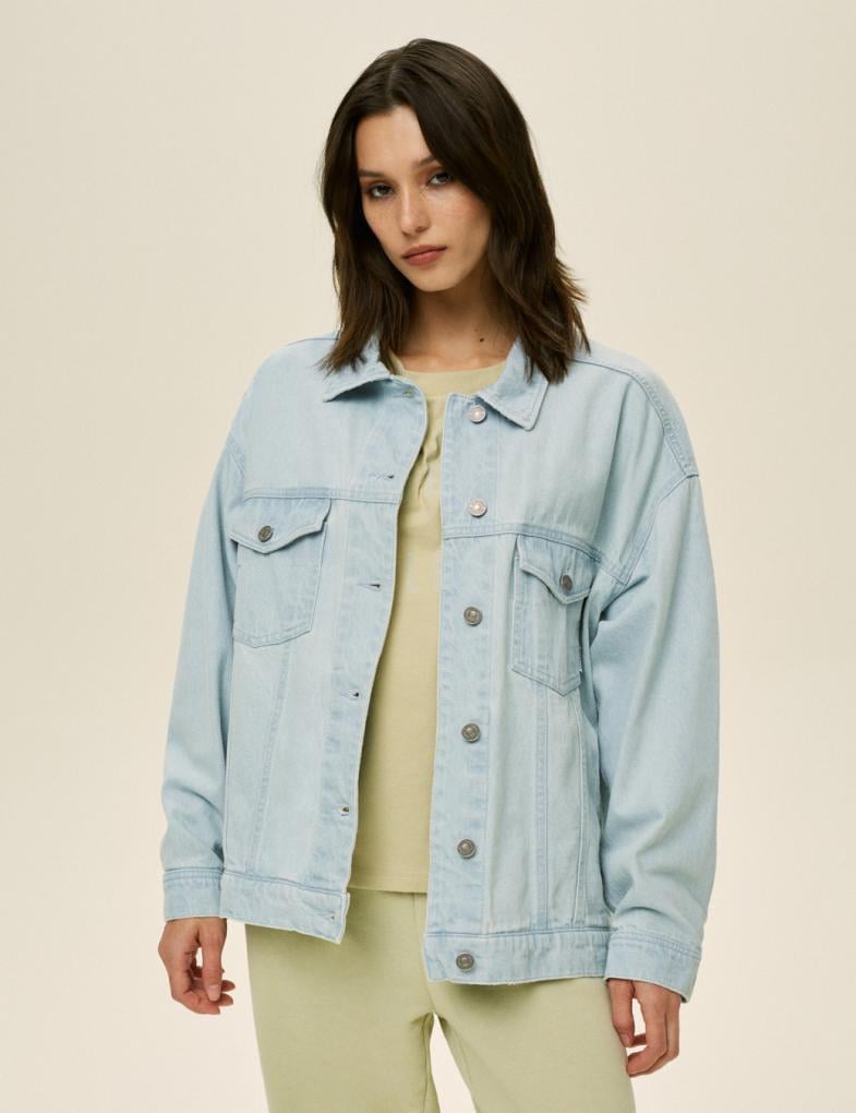 Куртка женская джинсовая Diverse SUNNEVA XS Светло-голубой (5902598979322)