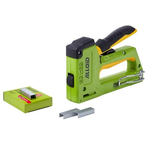 Степлер строительный Alloid Pro 6в1 с набором скоб 1500 шт. (31641965)