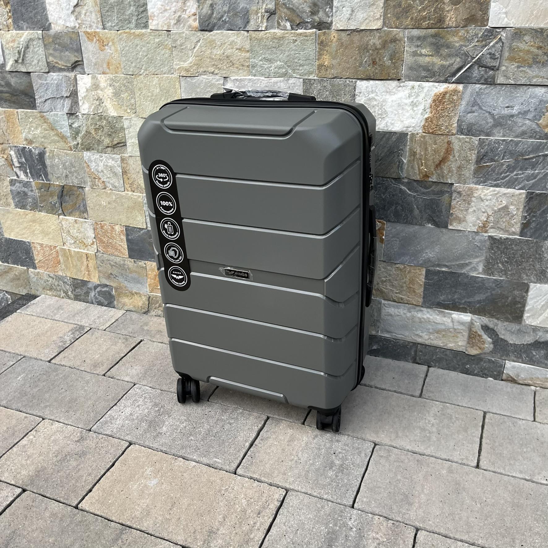 Чемодан дорожный из полипропилена Wings PP05 M Серый (22630146) - фото 4 Чемодан дорожный из полипропилена Wings PP05 M Серый (22630146) - фото 4