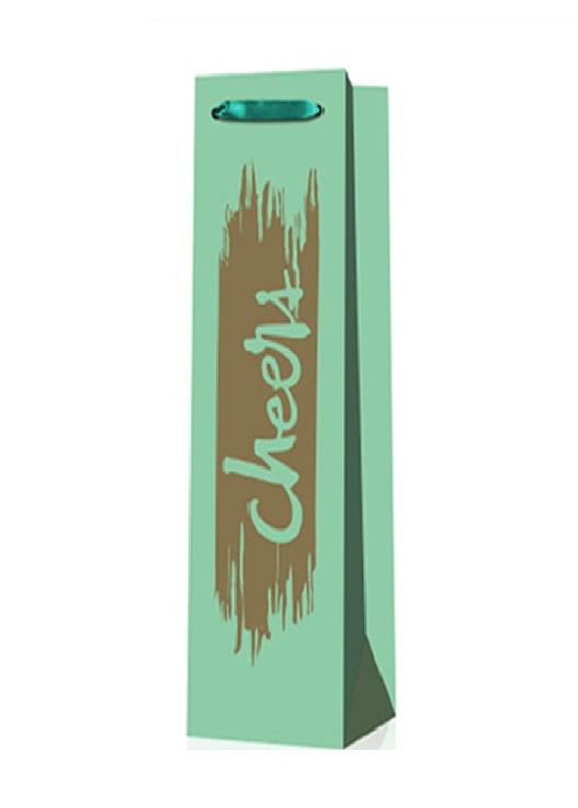 Подарунковий пакет під пляшку Stenson R33211 Cheers