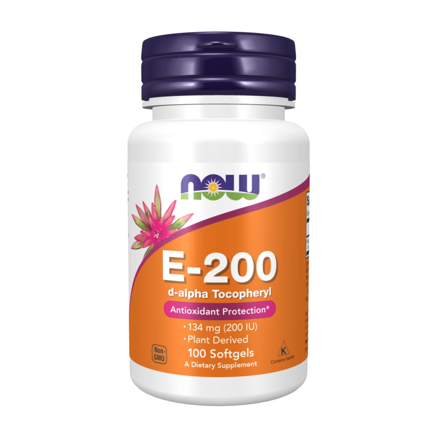 Витамин Е Now Foods Vitamin E-200 134 мг 100 гель-кап.