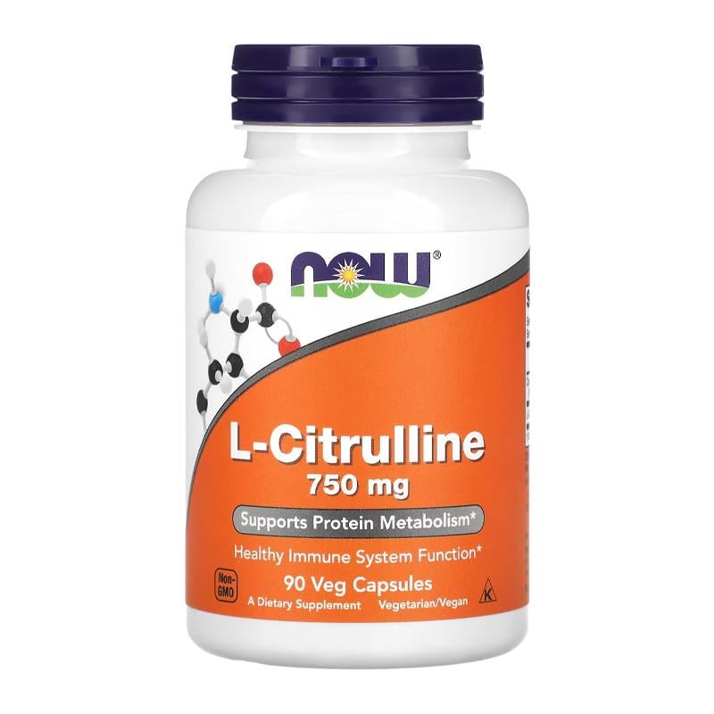 Цитрулін NOW L-Citrulline 750 мг 90 капс. (08220-01)