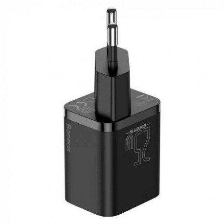 Зарядное устройство BASEUS Super Si Quick Charger 1C 25W EU Black (CCSP020101)