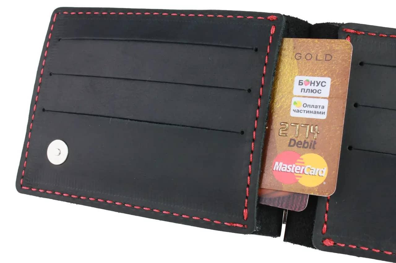 Гаманець FREESKIN із затискачем та монетницею Чорний - фото 4 Гаманець FREESKIN із затискачем та монетницею Чорний - фото 4