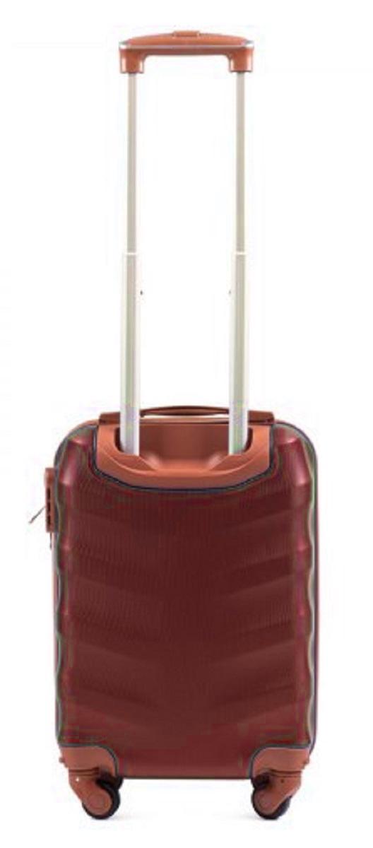 Чемодан пластиковый WINGS 402 микро Бордовый (Wp00437) - фото 3 Чемодан пластиковый WINGS 402 микро Бордовый (Wp00437) - фото 3