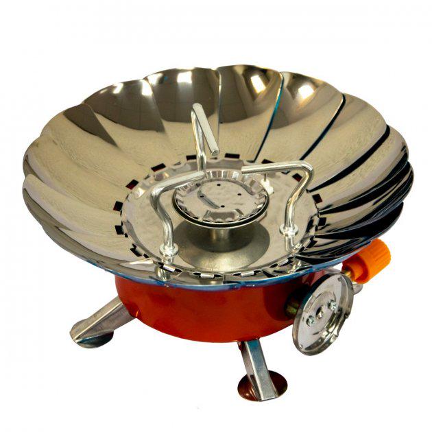 Газовая таганка Windproof camping stove K-203 портативная туристическая (12754282) - фото 9