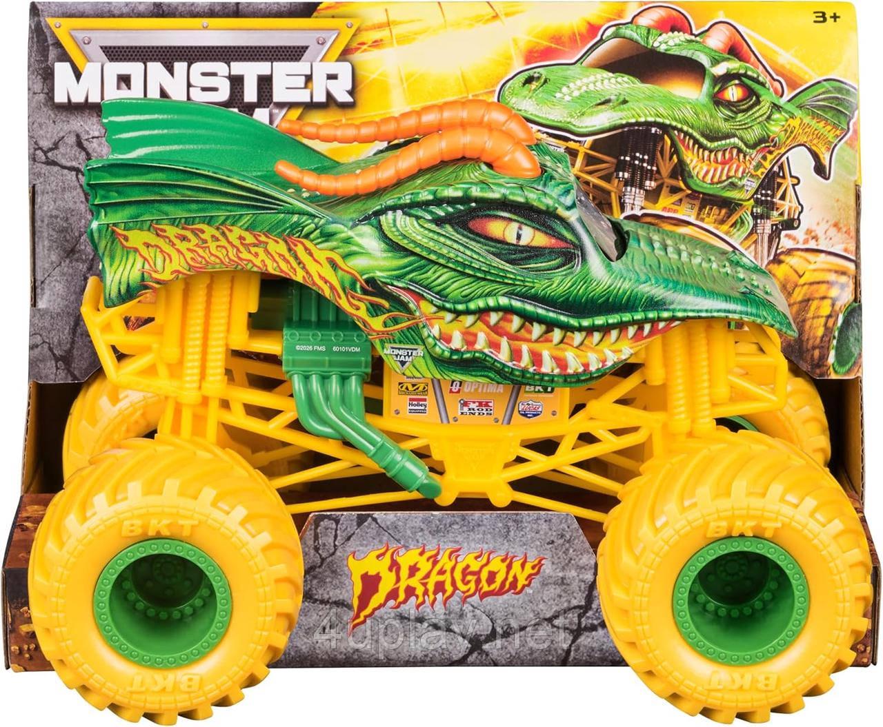 Модель коллекционная официальная монстр-трака Spin Master Monster Jam Dragon 1:24 (6076817)