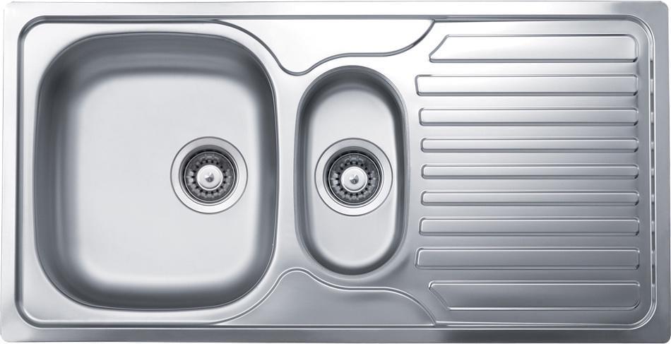 Мойка кухонная KROMEVYE EC168 BC матовая