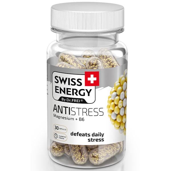 Комплекс профилактики нервной системы Swiss Energy ANTISTRESS Magnesium + B6 30 капс. (000026719)
