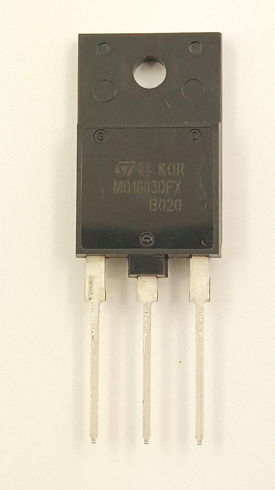 Транзистор ST1803DFX MD1803DFX npn+D 10A/1500V TO-3FP (24705)