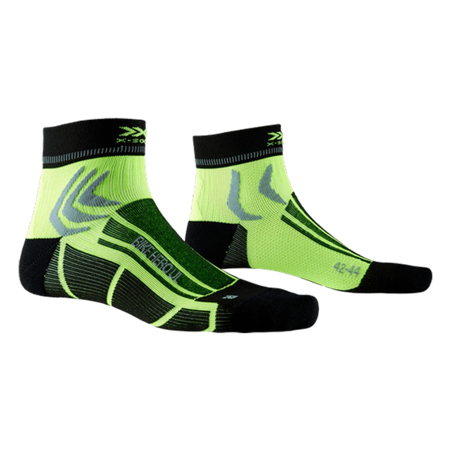 Велоноски X-SOCKS Bike Hero Ultralight 4.0 XS-BS06S19U-B013 p. 42/44 Arctic White/Phyton Yellow - фото 1