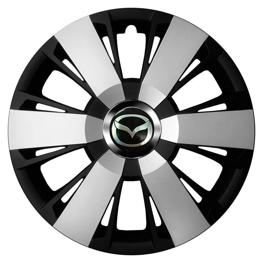 Комплект колпаков JAWOPLAST Sportivo Duo R16 для Mazda 4 шт. Silver/Black (28435123)
