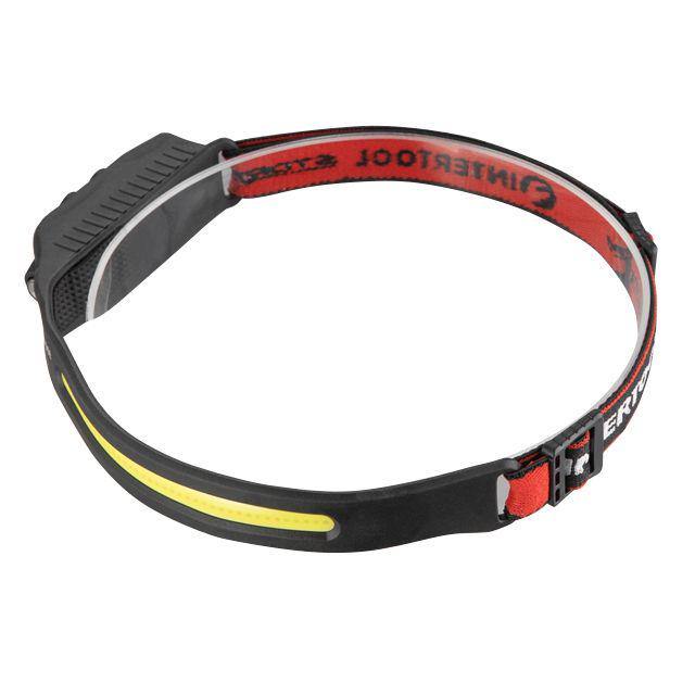 Ліхтар налобний акумуляторний/ 9 режимів роботи Storm Intertool (LB-0315) - фото 6