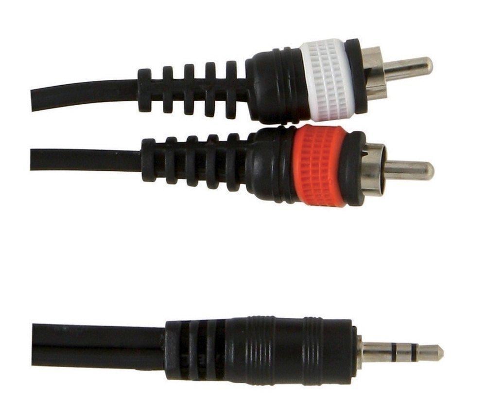 Кабель інсертний GEWA Basic Line Stereo Jack 3,5 мм/2x RCA 3 м (G-190165)