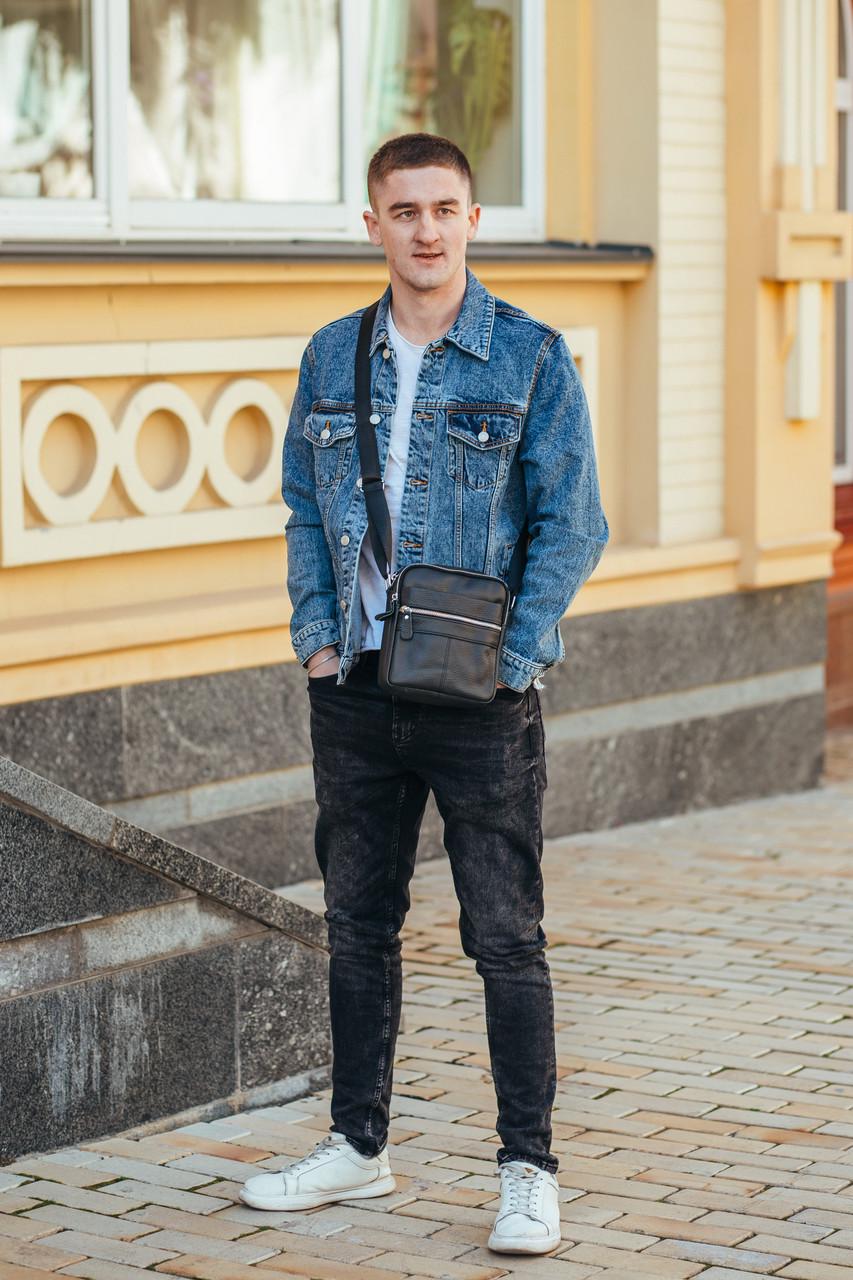 Мужская сумка нагрудная 21х18 см (П4К-bg-BON6165)