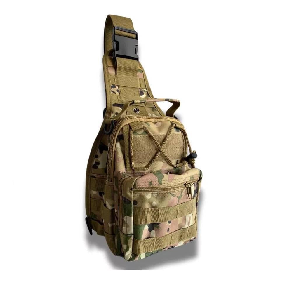 Сумка-рюкзак тактична через плече з Cordura 900D MOLLE Камуфляж (13351573)