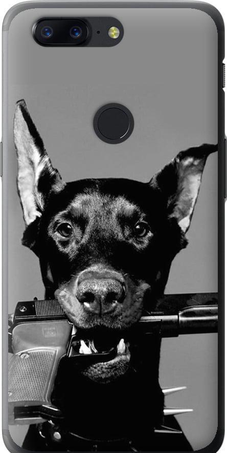 Чехол на OnePlus 5T Доберман (2745u-1352-42517) Чехол на OnePlus 5T Доберман (2745u-1352-42517)