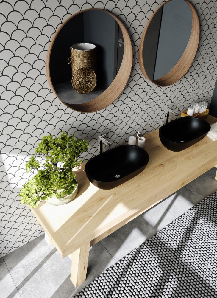 Керамічна мозаїка Kotto Ceramica SCALES SC 6001 240x240x9 мм 0,037 м2 Flora Gray - фото 4