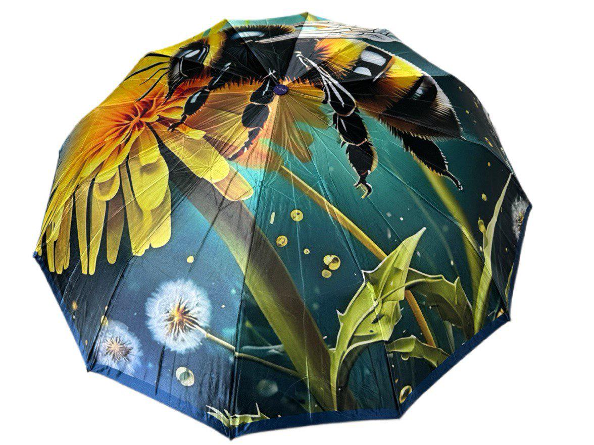 Парасолька жіноча автоматична Mario з квітковим принтом кульбабка 12 спиць 4 сегмента (456) - фото 3 Парасолька жіноча автоматична Mario з квітковим принтом кульбабка 12 спиць 4 сегмента (456) - фото 3