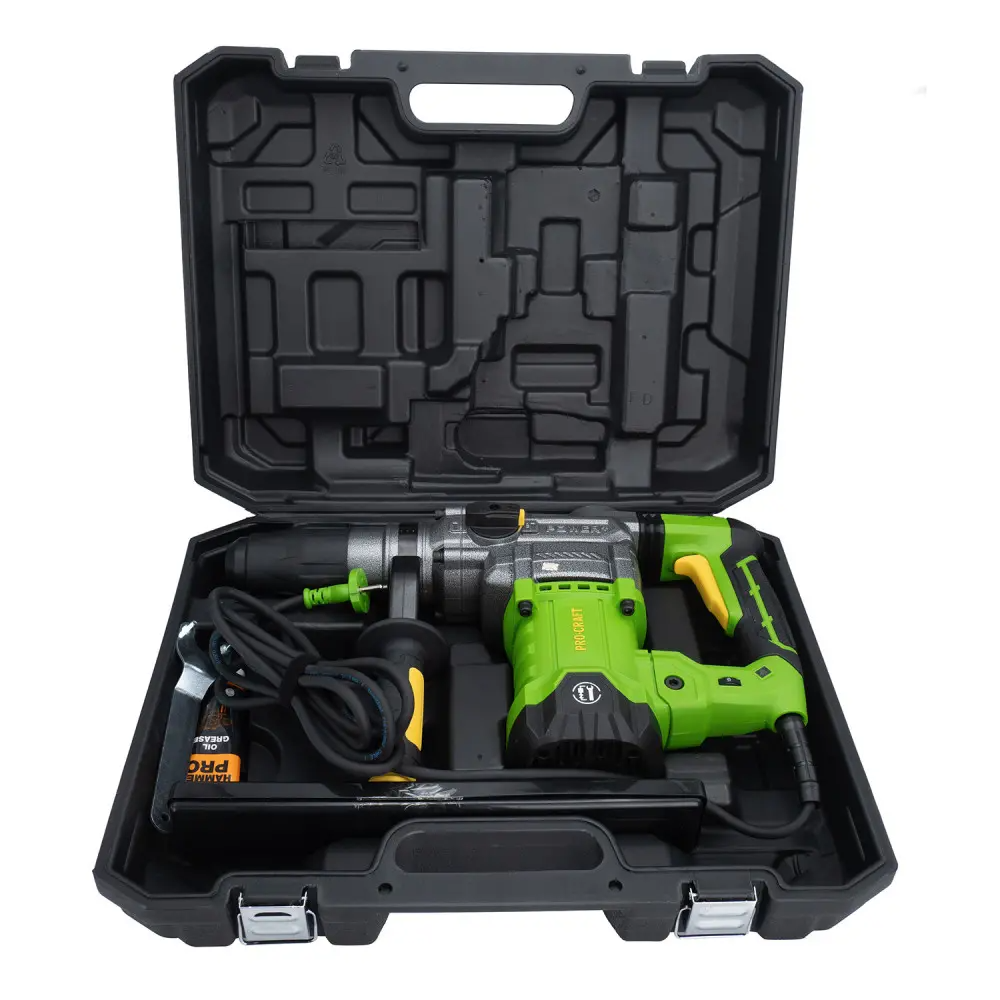 Перфоратор ProCraft BH2350 SDS MAX Universal 1600 Вт з регулюванням/кейсом - фото 10 Перфоратор ProCraft BH2350 SDS MAX Universal 1600 Вт з регулюванням/кейсом - фото 10