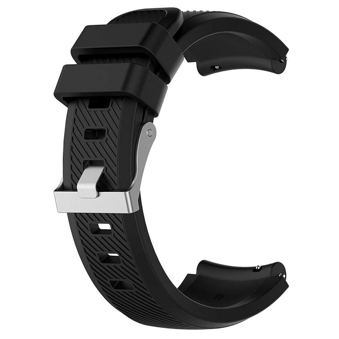 Силиконовый ремешок Primo для часов Amazfit SportWatch 2/Amazfit Stratos Black (728973180)