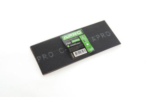 Сетка абразивная Apro карборунд P220 115х280 мм 5 шт./уп.