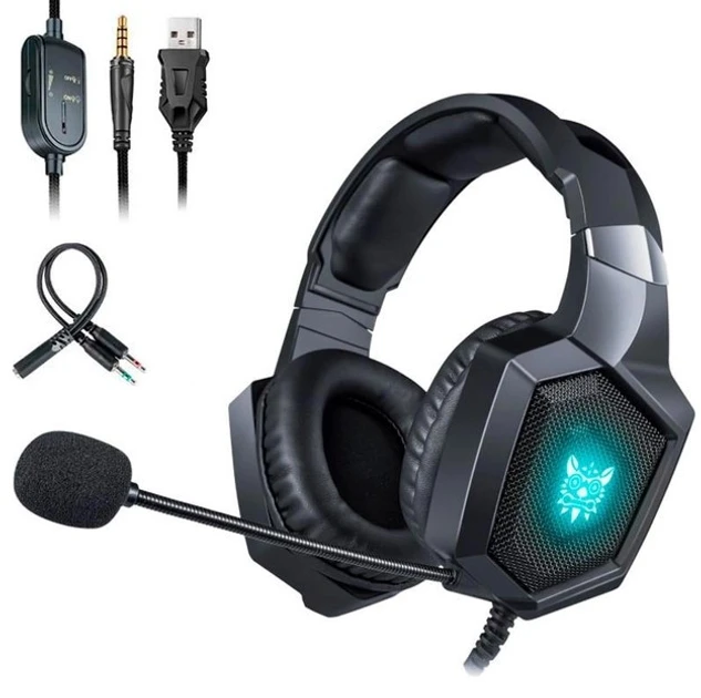 Навушники ігрові Onikuma K8 з мікрофоном та LED підсвічуванням (30155617)