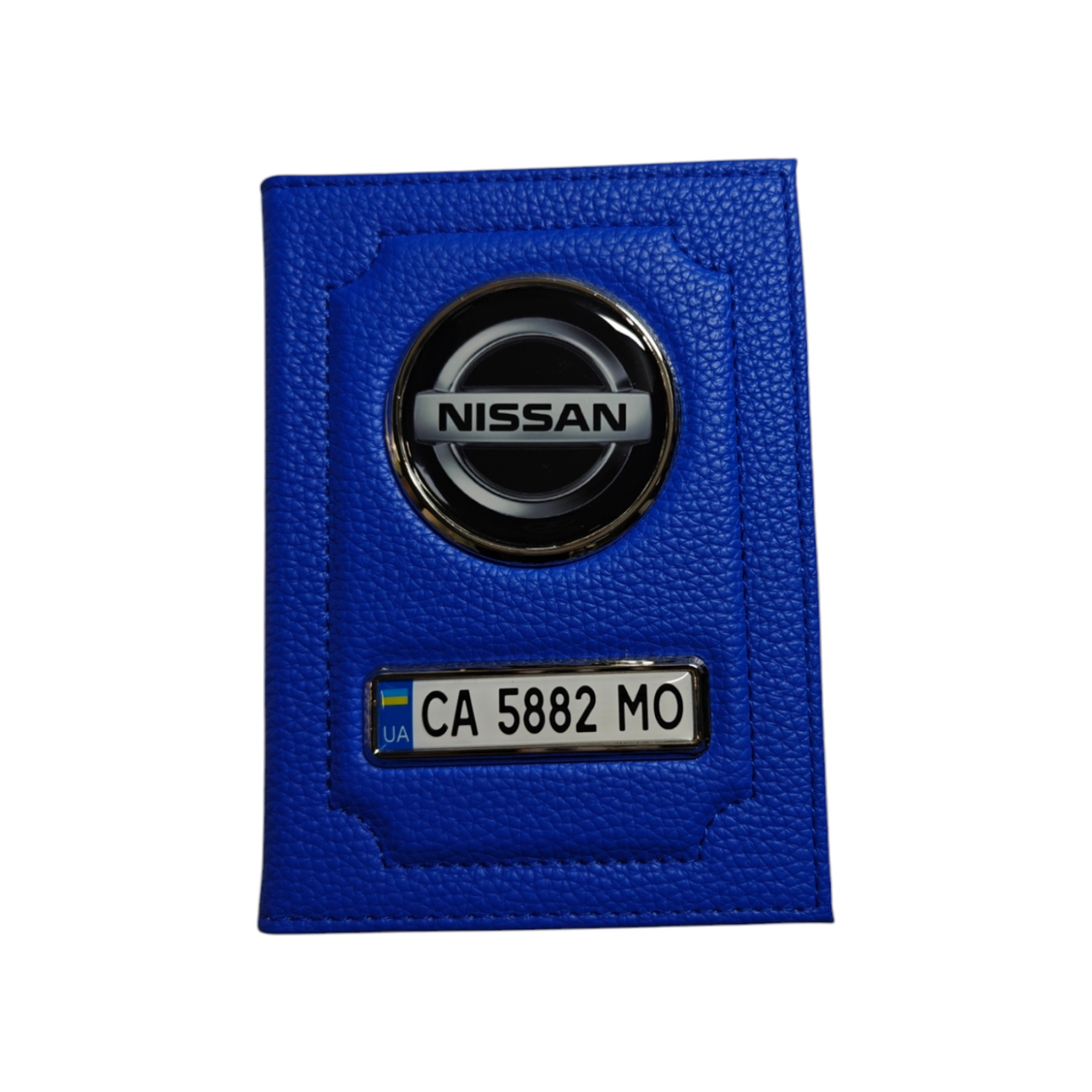 Обложка для водительских документов Nissan с золотой рамкой с номером (2413237031)