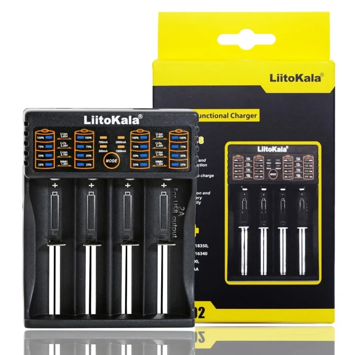 Зарядное устройство LiitoKala Lii-402 для 4-х 18650 (8899)