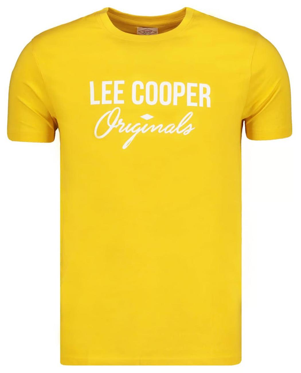 Футболка мужская Lee Cooper LCUMTEE05SPM S Желтый (9911111147250)