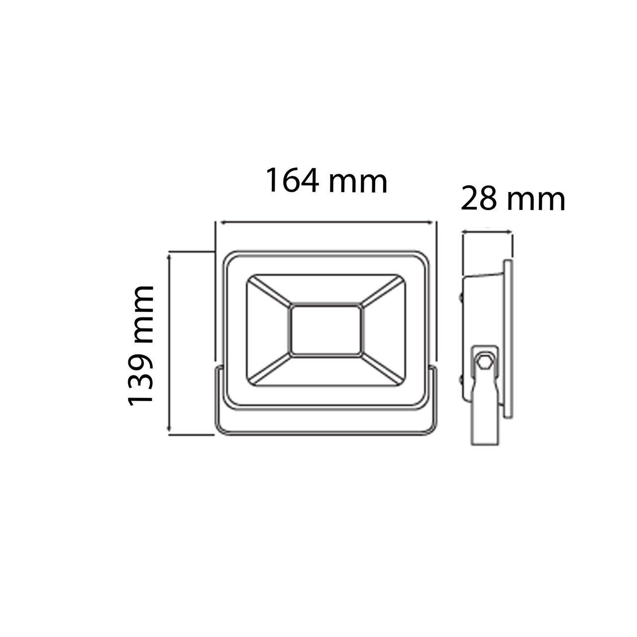 Прожектор світлодіодний HOROZ ELECTRIC 30W 6400K IP65 Чорний (PARDUS-30) - фото 3