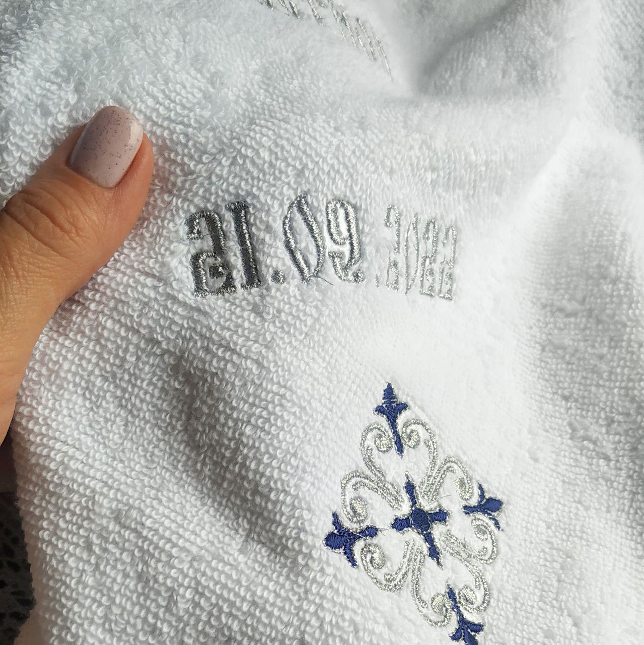 Набор для крещения именной Светлая любовь махровая крыжма/мешочки для локона и хранения (2178235522) - фото 6