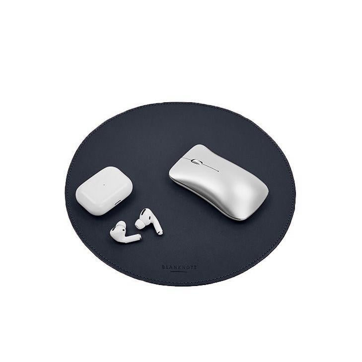 Килимок для мишки з натуральної шкіри краст Синій (A-028471)