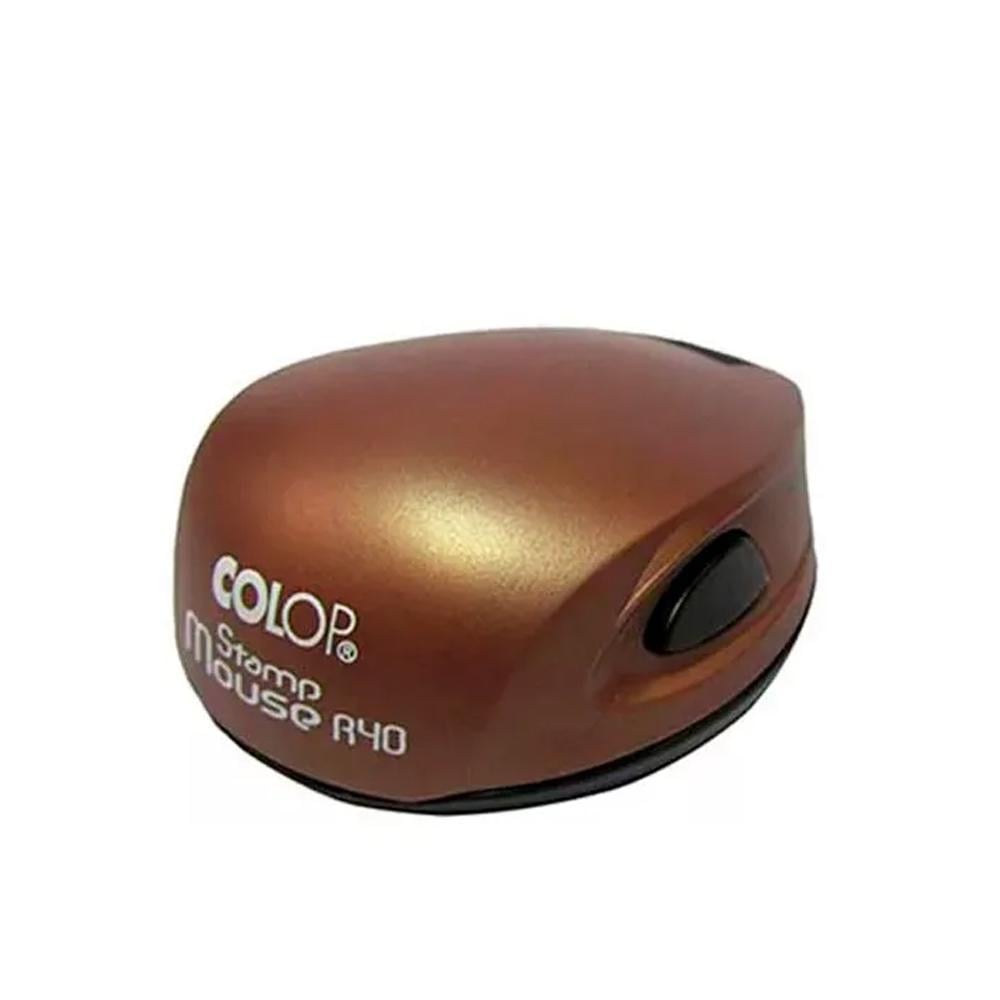 Оснастка для круглой печати Colop карманная Металлик бронза (Stamp Mouse R40бронза_) Оснастка для круглой печати Colop карманная Металлик бронза (Stamp Mouse R40бронза_)