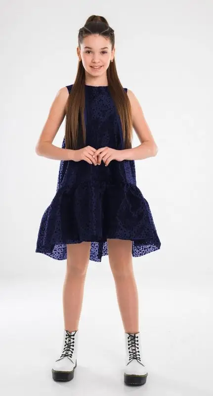 Сарафан на девочку в горошек Suzie 122-128 см (0537)